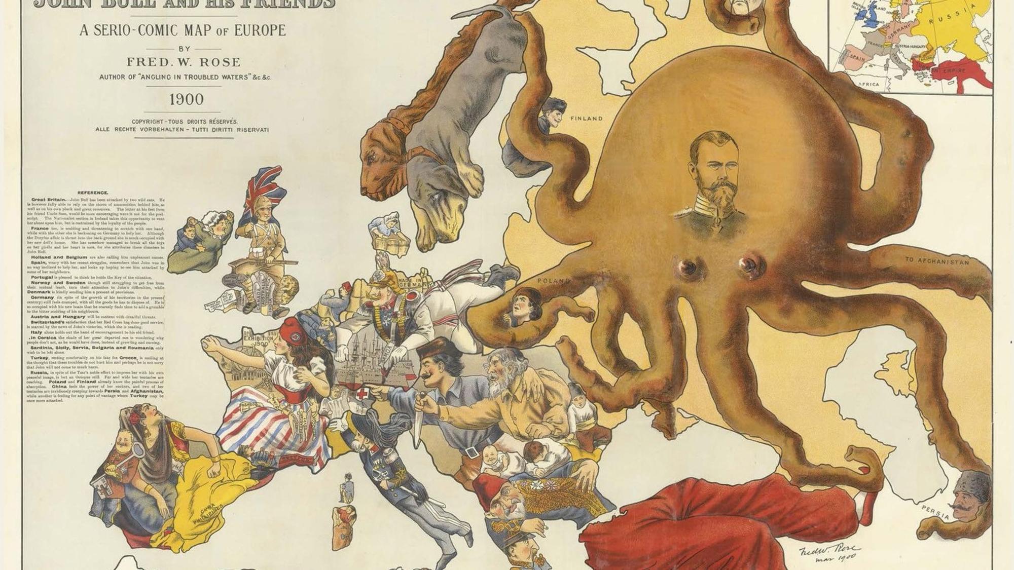 vineta 1900 zar rusia pulpo